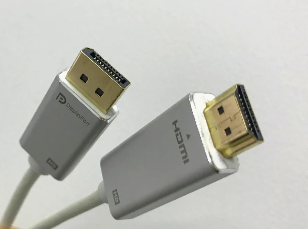 1.8m Gold Plated Displayport Male to HD Male Charging Cable