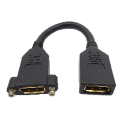 Cabo Dp macho para Dp fêmea Extensão Displayport Cabo de montagem em painel (9.3112)