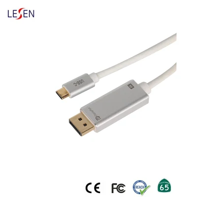 Cabo adaptador USB Tipo C para Displayport Dp